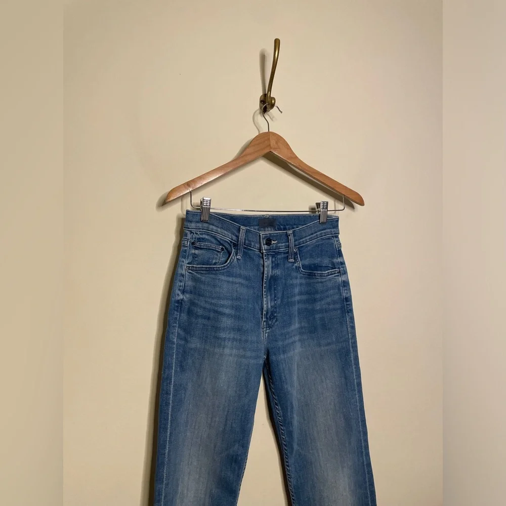 MOTHER The Mid Rise Ridder Ankle in Wish On A Star Jeans